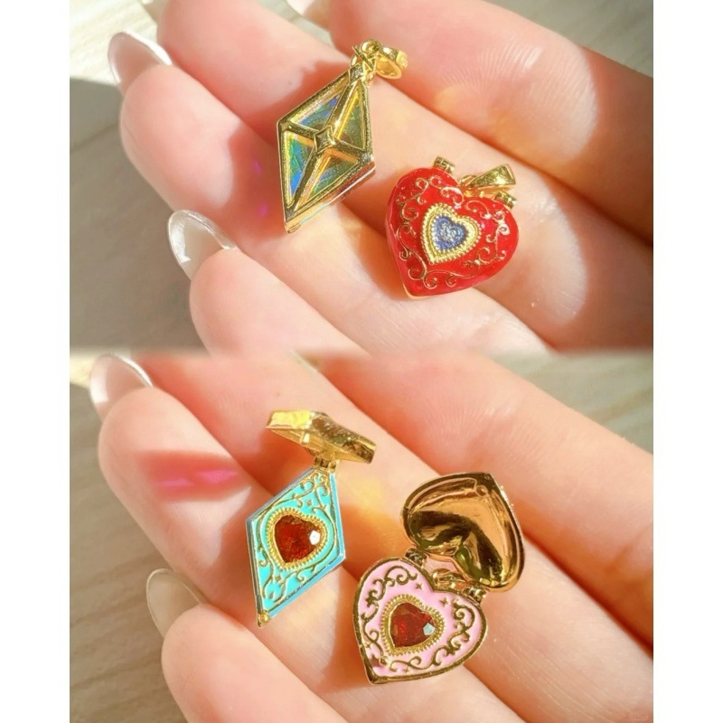 创意新款魔女的考验吊坠桃心巧克力设计感少女心粉嫩可爱精致百搭