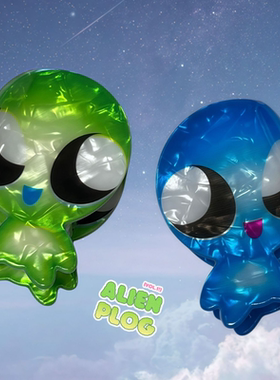 新款大眼睛外星人抓夹萌发卡卡通太空发饰高级感小众发夹多巴胺款