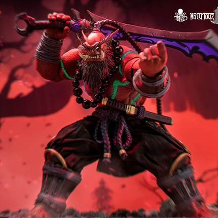 预定定金Metytoyz 2024WF限定 恶魔剑圣萨姆罗 可动人偶模型