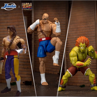 现货Jada Toys 街头霸王 巴洛克 沙加特 布兰卡 正版授权 1/12