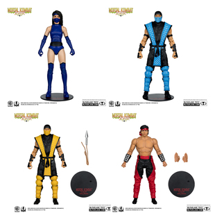 现货 麦克法兰 McFarlane 真人快打 零度 蝎子 刘康 人偶