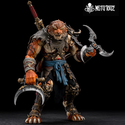 预定定金Metytoyz 冒险者世界 虎先锋.金山郡 福瑞 老虎 虎人人偶