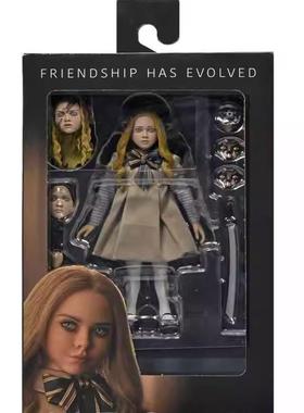 NECA 19353 梅根 M3GAN 布衣挂卡 可动人偶手办娃娃