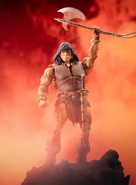 预定定金 HC工作室 1/12 野蛮人黑石之战 柯南 可动人偶