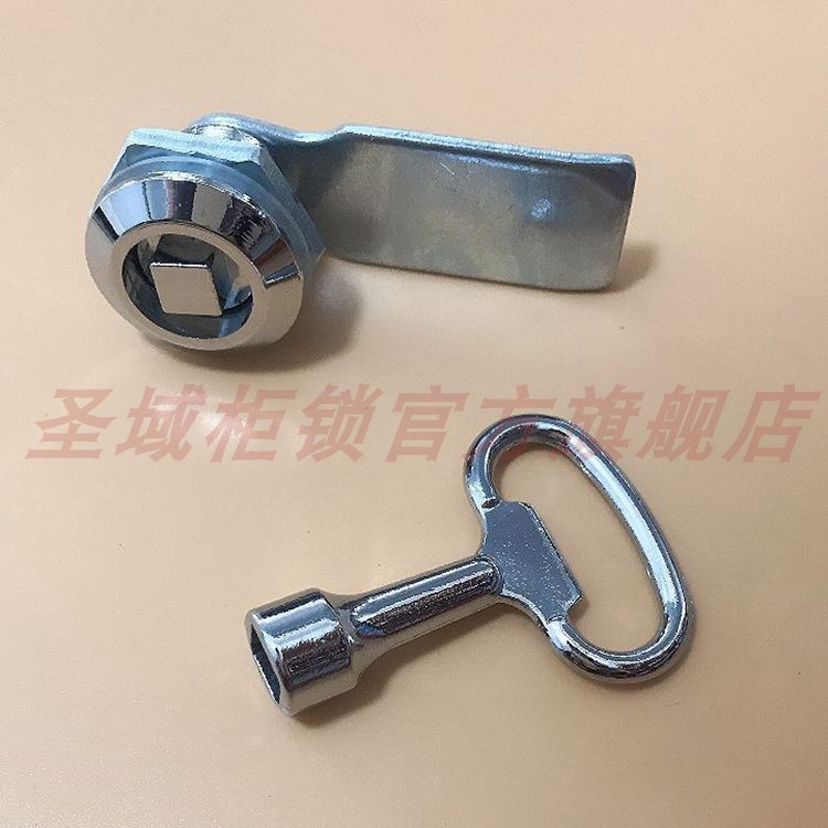 MS705-2-4四角锁,工业柜锁,机箱柜锁,四角电柜锁,四角7*7,8*8门锁