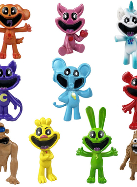 波比的游戏时间第三章瞌睡猫手办3微笑小动物玩具工厂月亮猫模型