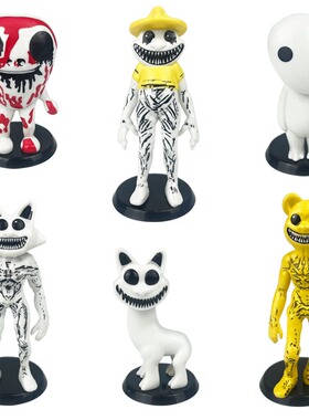 畸形动物园手办的玩具模型2菊花枪管理员积木周边娃zoonomaly狐狸