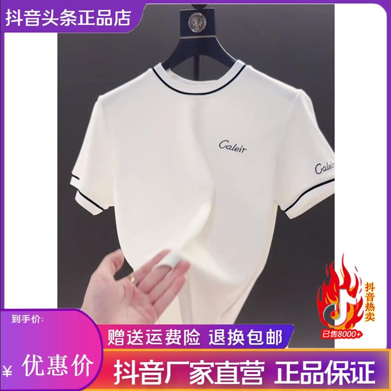 衣凡欧品26新款夏季网红爆款短袖T恤男士高级感轻奢简约百搭上衣