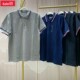 男简约港风青少年宽松翻领短袖 撞色休闲polo衫 上衣 新款 班尼路夏季