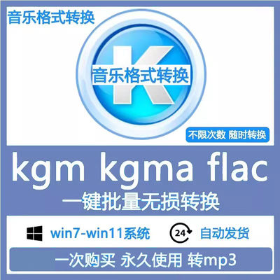 音频音乐格式转换ncm kgm flac kwm mgg m4a mp4转mp3音乐转换器