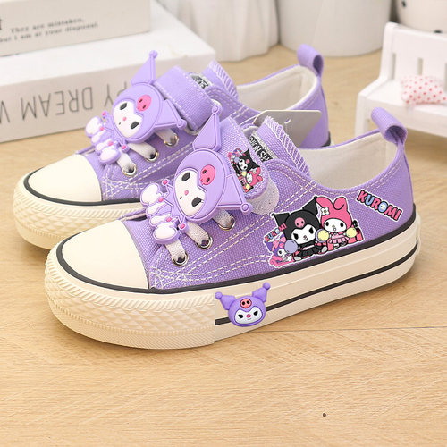 春夏休闲运动男童日系卡其帆布鞋