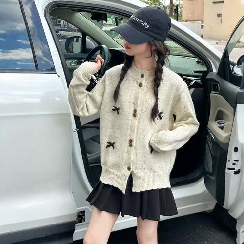 高品质秋冬开衫针织休闲外穿上衣