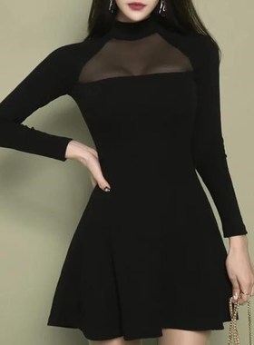 2018 autumn women casual cute dress ladies fashion dresses