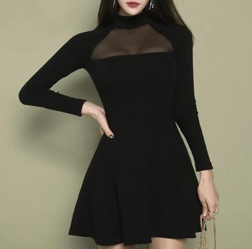 2018 autumn women casual cute dress ladies fashion dresses