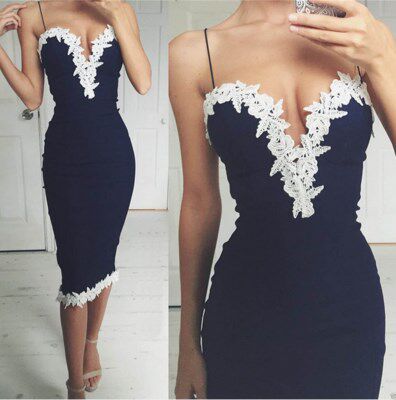 ladies summer fashion lace dresses evening party dress women