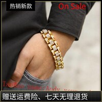 Bracelet Gold Chain Bracelets for Men Hip Hop Jewelry