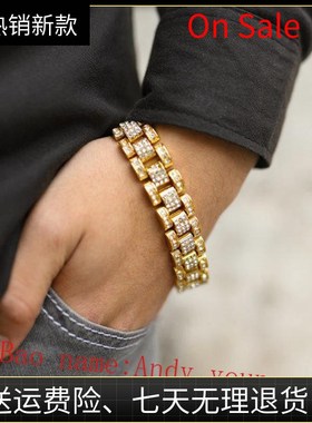 Bracelet Gold Chain Bracelets For Men Hip Hop Jewelry