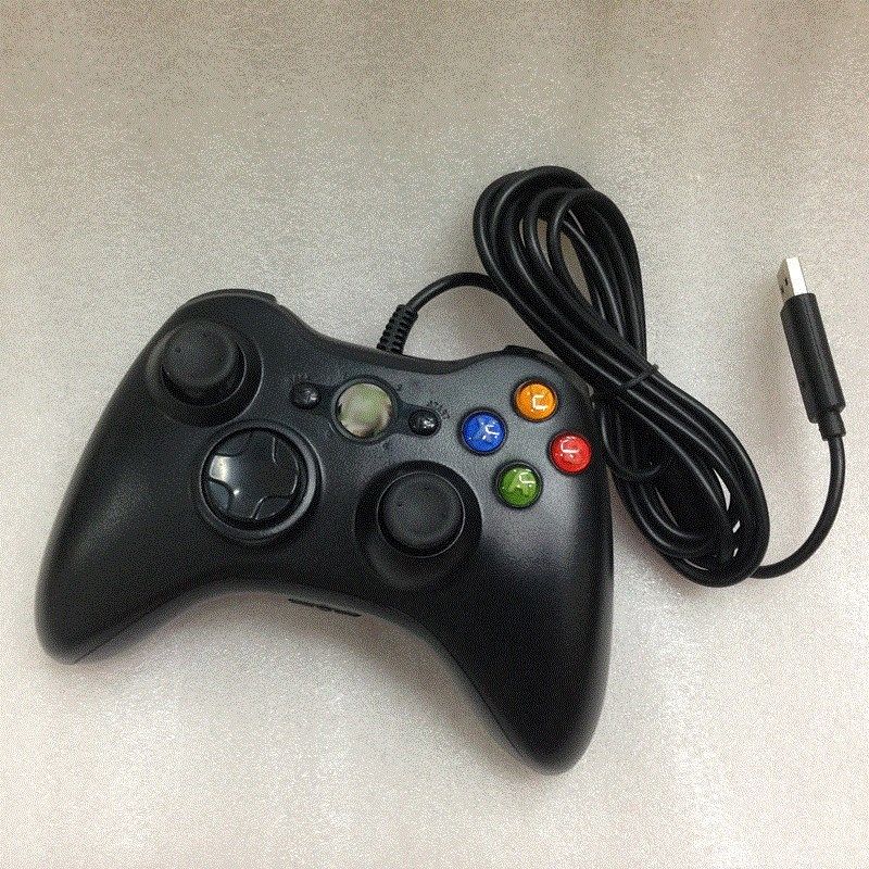 XBOX 360 PC 화이트 게임용 유선 USB 게임 컨트롤러 조이패드