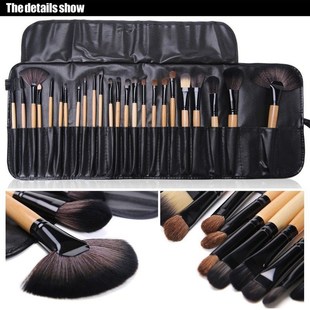 brush col original powder black makeup color wood Stock