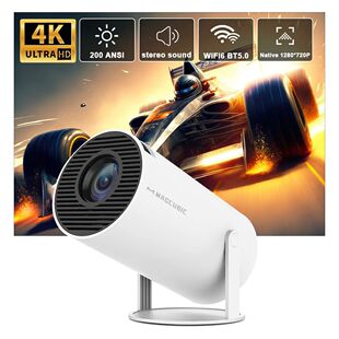 Magcubic Projector Hy300 4K Android 11 Dual Wifi6 200 ANSI A