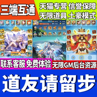 道友请留步手游无限GM后台道具内部号折扣礼包免费版安卓苹果鸿蒙