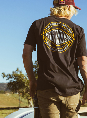 夏季短袖防晒T恤FASTHOUSE短袖透气速干赛车服越野摩托车机车服