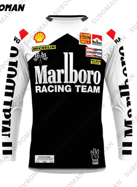 新款WEBIG越野套装红牛骑行服黑白色越野摩托车山地速降服赛车服