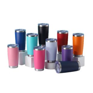 热供20OZ304不锈钢双层啤酒杯户外运动冰霸杯车载水杯