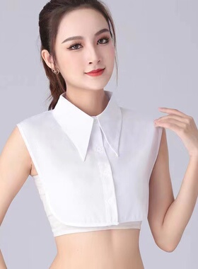 莎桐曼色织休闲混纺假领