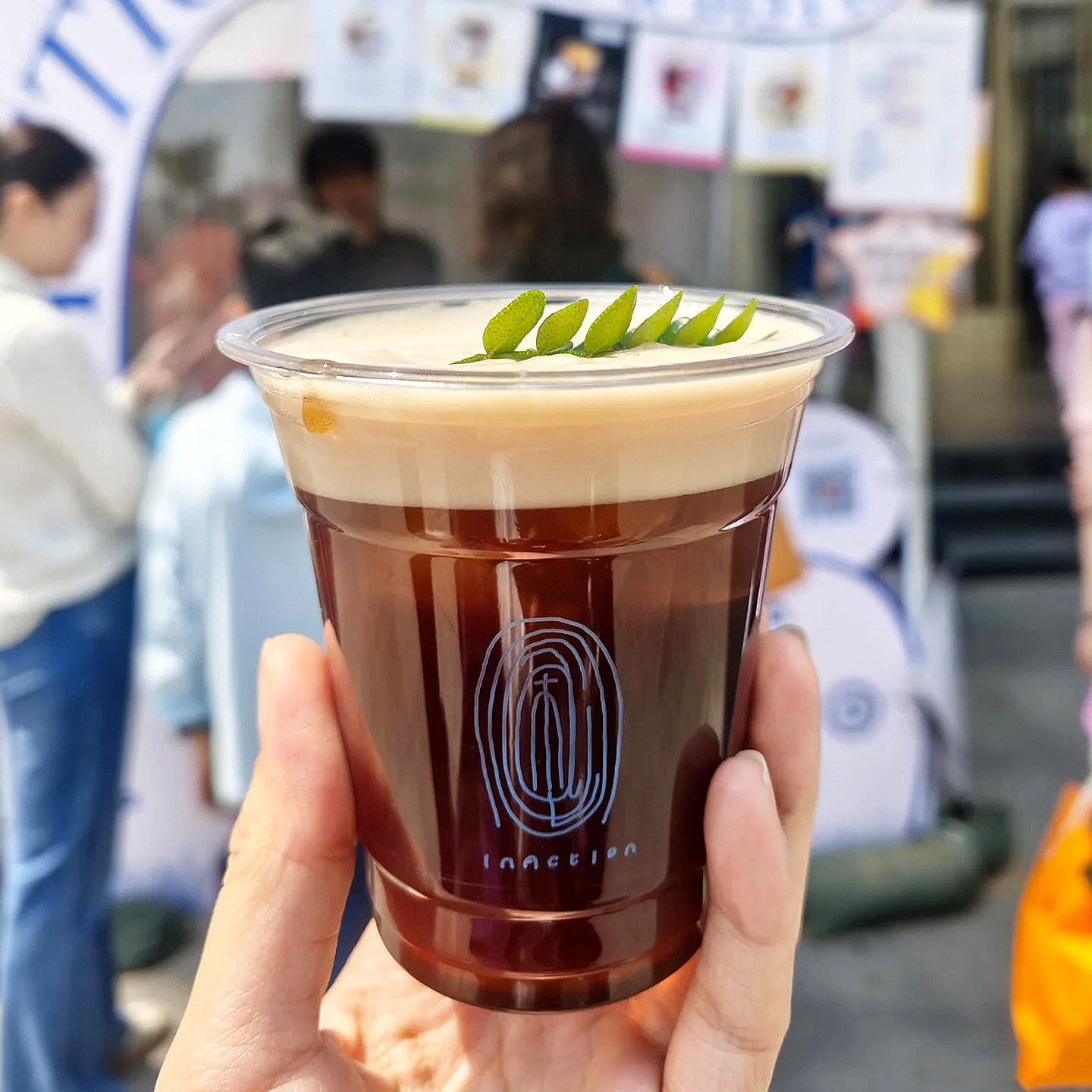 乐岱加厚高透一次性90口径冷饮杯