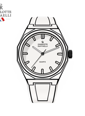 CR夏洛特 漫画像素手表时尚石英表创意潮流运动休闲男表送男友