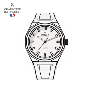 CR夏洛特 漫画像素手表时尚石英表创意潮流运动休闲男表送男友