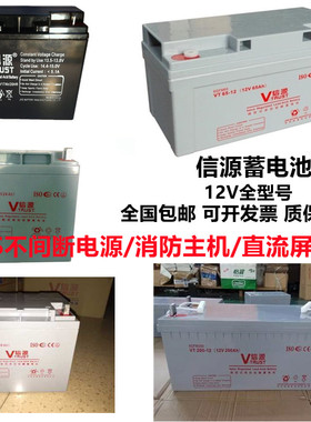 信源蓄电池VT24-12V24AH33AH38AH40AH65AH100AH200AH消防UPS电源