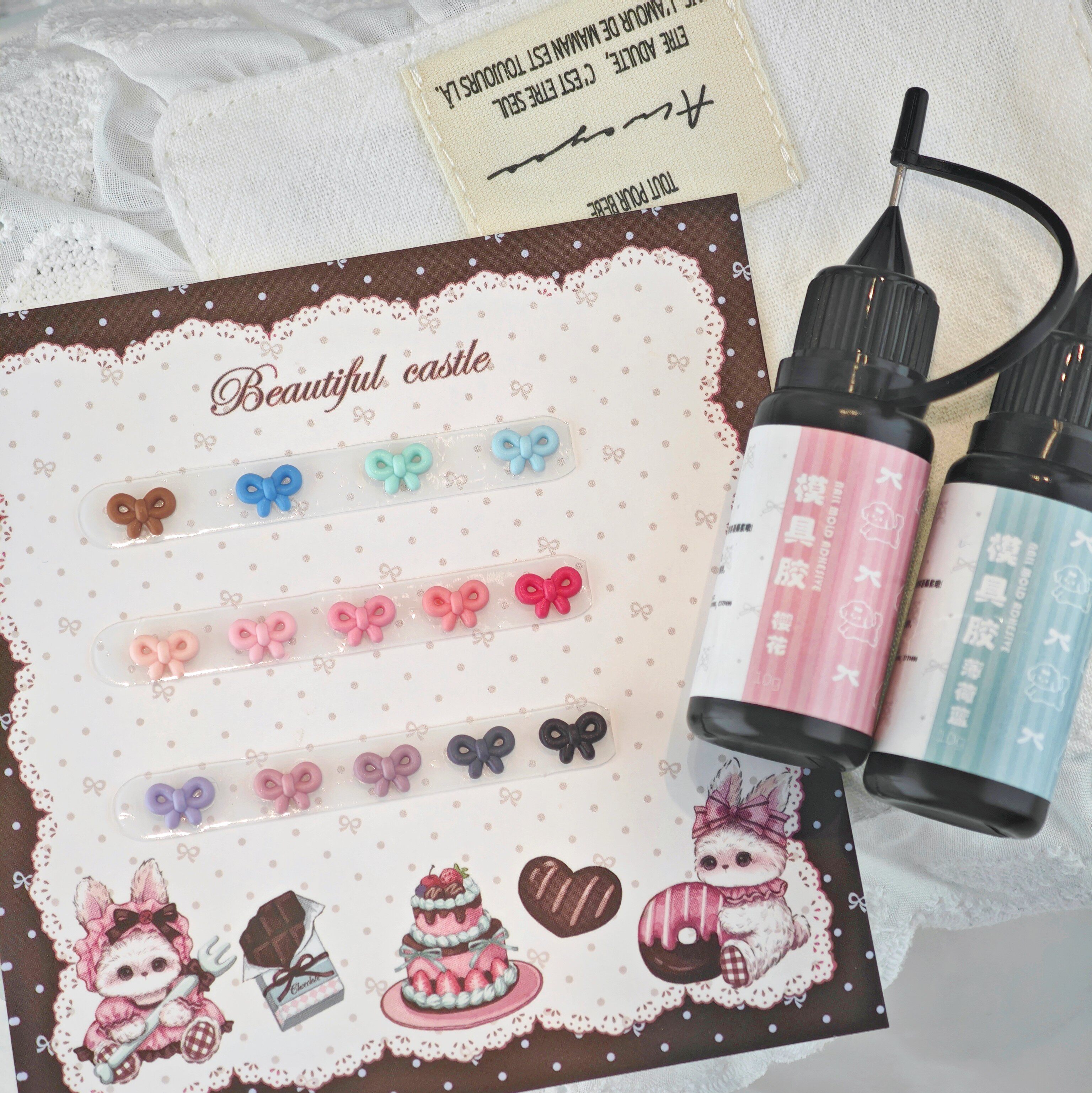 Meili Castle 14-Color Nail Mold Gel: Your Creative Palette! - Product image 2