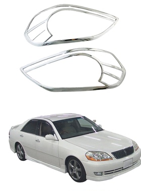 马克MARK II GX110大灯罩 JZX110前灯框 电镀件 装饰改装配