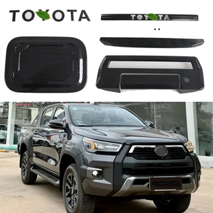 适用于26款 翻新尾门拉手门碗 丰田海拉克斯hilux皮卡配件外饰改装