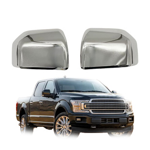 饰件改装 福特猛禽F150专用后视镜罩电镀装 倒车镜盖 20款 适用于17