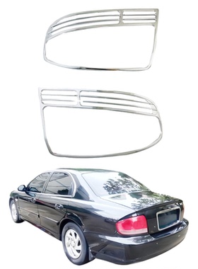 适用于现代2003索纳塔SONATA后灯罩ABS镀铬汽车电镀装饰