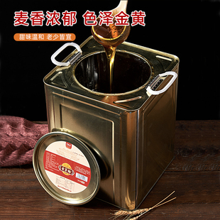 千凤香麦牙糖麦芽糖商用糖稀10kg桶装糖浆烘焙烤鸭上色专用饴糖