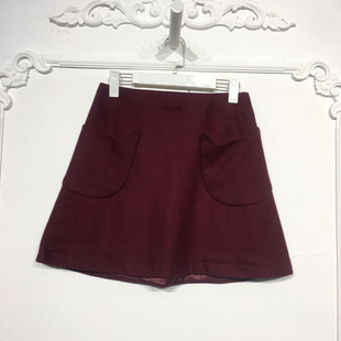 毛呢短裙品牌女装 时尚 折扣靓 8167S082 N系列