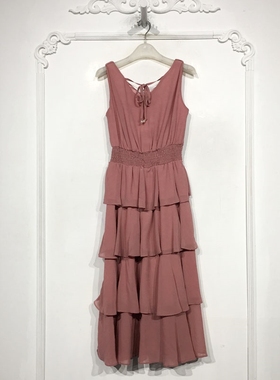 乔系列 D90606 时尚连衣裙品牌女装折扣馨薪