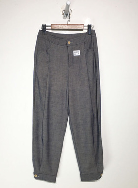 AELD系列 HH02105 时尚九分裤品牌女装折扣靓