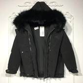 容系列 折扣颦薪 真毛领羽绒服品牌女装 8297S142 时尚