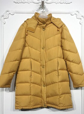 潮系列 8128S225 时尚长款羽绒服品牌女装折扣颦薪