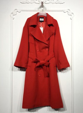 M系列 8150S101 时尚毛呢外套品牌女装折扣颦薪