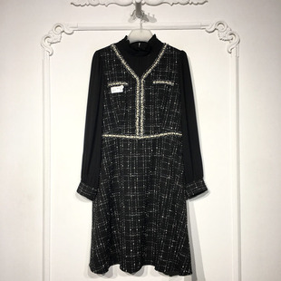 连衣裙品牌女装 时尚 折扣颦薪 LM09038 TE系列