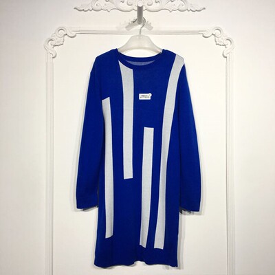 欧系列 8177S232 时尚针织连衣裙品牌女装折扣颦薪