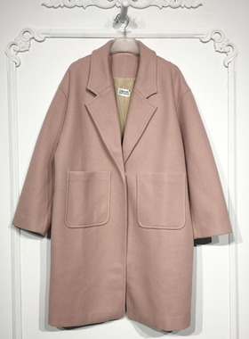 N系列 8247S063 时尚毛呢外套品牌女装折扣颦薪