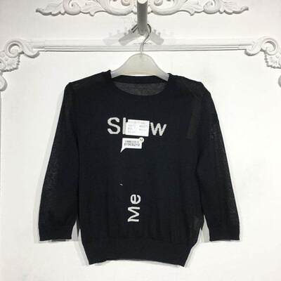 欧系列 8190S210 时尚针织衫品牌女装折扣颦薪