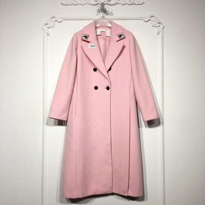 欧系列 8284S009 时尚毛呢外套品牌女装折扣颦薪